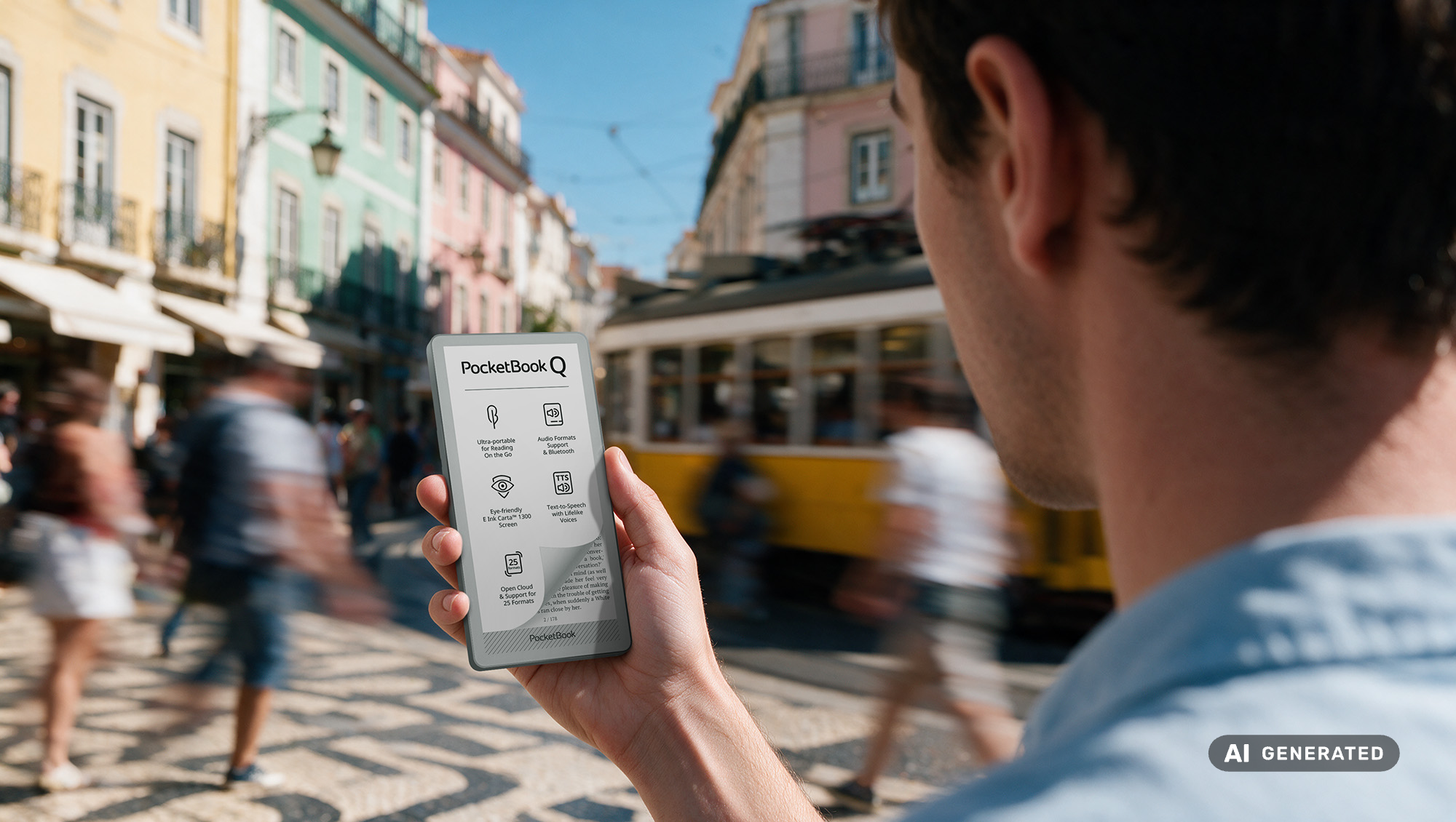 e-reader op smartphone formaat PocketBook Q Lancering augustus 2026 op IFA Berlijn